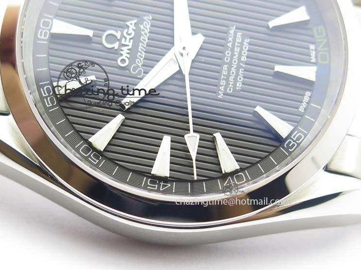 0303 Versatile Aqua Terra ‘PyeongChang 2018’ JHF Best Edition Black Dial On SS Bracelet A 8204